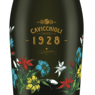CAVICCHIOLI 卡维留里 卡维留里酒庄艾米利亚罗马涅玛尔维萨甜型起泡酒 1928年 750ml 香槟杯礼盒装