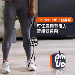 宇树Unitree Pump健身泵智能磁阻划船机家用健身可折叠综合训练器 划船机套餐 40kg