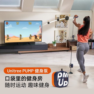 宇树Unitree Pump健身泵智能磁阻划船机家用健身可折叠综合训练器 划船机套餐 40kg