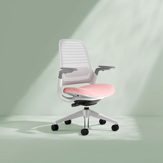 Steelcase Series 1 人体工学电脑椅 粉灰色