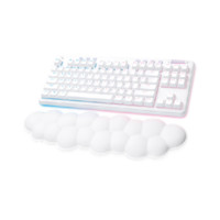 G715 87键 2.4G蓝牙 双模机械键盘 白色 茶轴 RGB