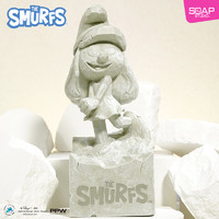 SOAP STUDIO 蓝精灵系列 蓝妹妹雕塑像 白石纹版 手办摆件