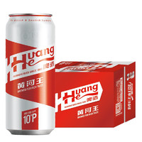 HuangHe 黄河啤酒 黄河王啤酒 500ml*6听