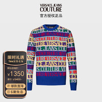 VERSACE 范思哲 Jeans Couture奢侈品男装 男士LOGO针织衫 多色 M