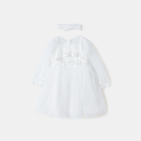 MarColor 马卡乐 童装22年夏季新款女童网纱设计甜美仙气连衣裙