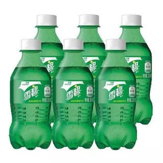 Sprite 雪碧 可口可乐Coca-Cola 碳酸饮料  零度雪碧300ml*6瓶