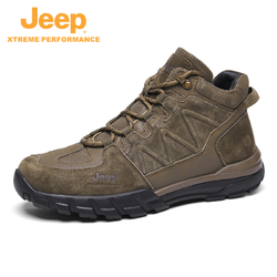 Jeep 吉普 秋冬新款户外休闲软底耐磨运动鞋登山徒步旅游鞋潮91147