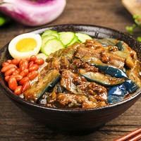 yurun 雨润 肉末茄子盖浇饭速食菜料理包商用家用预制菜食品速冻快餐红烧