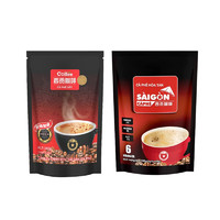 SAGOCAFE 西贡咖啡 三合一炭烧咖啡10条+原味咖啡6条