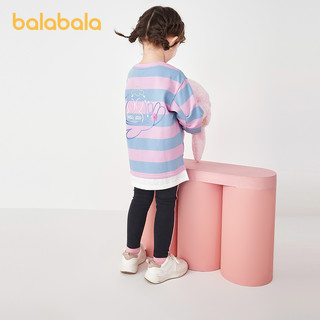 巴拉巴拉 女童套装春装儿童宝宝运动套装长袖卫衣长裤童装可爱时尚