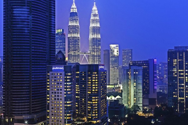 近双子塔！周末不加价！马来西亚铂尔曼吉隆坡城市中心大酒店 豪华房2晚连住