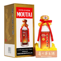 茅台（MOUTAI）贵州茅台酒 53度茅台飞天茅台颜色系列 酱香型白酒 2012年豪华金500ml单瓶