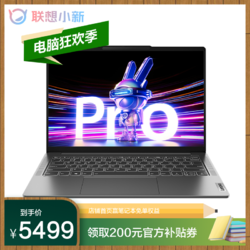 Lenovo 联想 [2023新品]联想小新Pro14超能本2023酷睿版 14英寸轻薄笔记本电脑