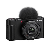 SONY 索尼 ZV-1F Vlog相机 广角大光圈 64G卡+备电+包+清洁套套装