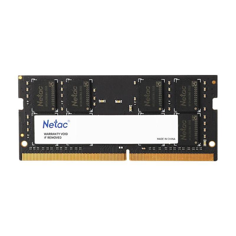 Netac 朗科 超光系列 DDR4 3200MHz 笔记本内存 普条 黑色 8GB