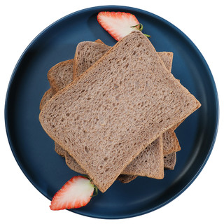全麦面包片低0无糖精荞麦早餐卡代餐饱腹食品非减肥减脂0脂肪吐司