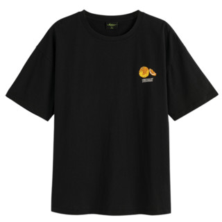 Baleno 班尼路 女士圆领短袖T恤 8721101L540 碳黑 S