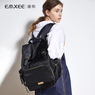 EMXEE 嫚熙 妈咪包新款时尚多功能手提妈妈包母婴外出轻便大容量双肩包