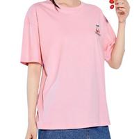 Baleno 班尼路 女士圆领短袖T恤 8721101L540 灰粉红 XL