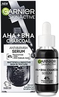 GARNIER 卡尼尔 AHA + BHA 精华液、水杨酸、木炭和 4% 烟酰胺精华