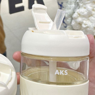 AKS 阿克斯 RU38-B 玻璃杯 380ml 奶油白