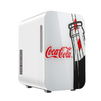 Coca-Cola 可口可乐 TJ-6 车载冰箱 单核 6L 非数显 复古白