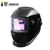 移动专享：DEKO电焊面罩自动变光太阳能焊接面罩头戴式焊帽氩弧焊电焊帽