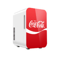 Coca-Cola 可口可乐 TJ-6 车载冰箱 单核 6L 非数显 飘带红