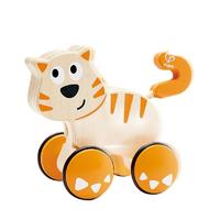 Hape 儿童木质小车惯性滑行玩具1-2-3岁宝宝迷你汽车模型组合