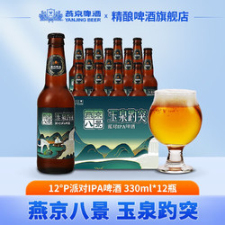 YANJING BEER 燕京啤酒 派对IPA 12度精酿啤酒330ml*12瓶整箱装