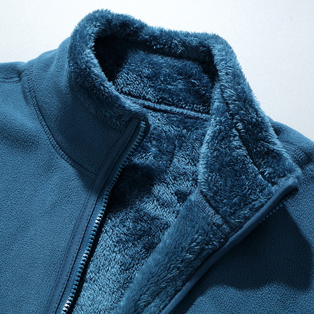 OUTDOOR SPROTS 丛林密码 户外珊瑚绒抓绒衣男摇粒绒外套加绒加厚双面绒女士开衫冲锋衣内胆