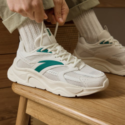 anta 安踏 老爹鞋男鞋春季新款厚底增高轻便休闲鞋子阿甘鞋百搭复古