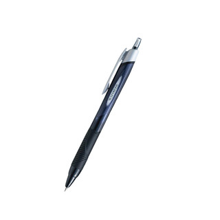 uni 三菱铅笔 三菱（uni）JETSTREAM系列按动原子笔SXN-150 顺滑学生办公考试用圆珠笔1.0mm 黑杆黑芯 10支装