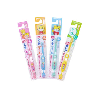 巧虎日本本土儿童宝宝牙刷卡通训练牙刷1支 颜色随机 2-4岁（2支）