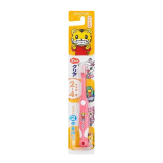 巧虎日本本土儿童宝宝牙刷卡通训练牙刷1支 颜色随机 2-4岁（2支）