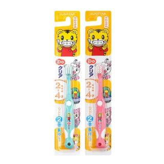 巧虎日本本土儿童宝宝牙刷卡通训练牙刷1支 颜色随机 2-4岁（5支优惠装）