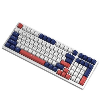 MC 迈从 K980 三模机械键盘 98键 RGB 冰镇莓果 白轴