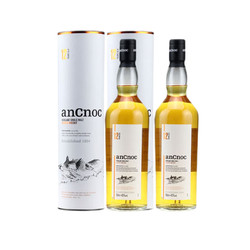 AnCnoc 安努克 12年700ml*2瓶 单一麦芽威士忌 苏格兰威士忌 进口洋酒