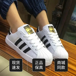 阿迪达斯 （adidas）三叶草男鞋女鞋2023春季情侣款金标贝壳头运动鞋时尚潮流休闲板鞋 IF2577/兔年限定/贝壳头 41码/255mm