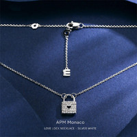 APM Monaco 女士爱心锁项链 AC5992OX