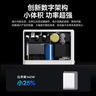 BASEUS 倍思 160W氮化镓充电器GaN五代套装多口快充头适用苹果14/13华为小米Macbook笔记本电脑 160w氮化镓套装丨白