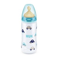 NUK 蓝色奶瓶150ml+300ml+替换奶嘴*2个+安抚奶嘴*1个+奶瓶刷