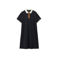 GIORDANO 佐丹奴 女士POLO连衣裙 05462457 海军蓝色 M
