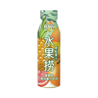 初饮 水果捞果粒果汁 复合果汁饮品 菠萝味 270ml*5瓶