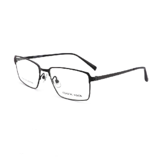 &essilor 依视路 CVO2001BK 黑色金属眼镜框+钻晶A4系列 1.60折射率 防蓝光镜片
