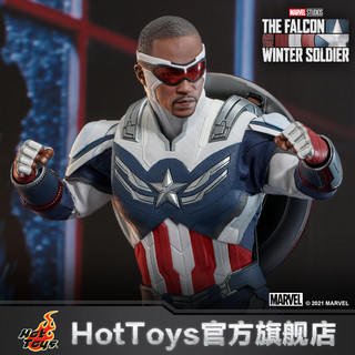 尾款未付定金无效HotToys冬兵与猎鹰美国队长猎鹰山姆1:6珍藏人偶