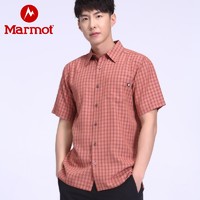 Marmot 土拨鼠 男子短袖衬衫 H62220