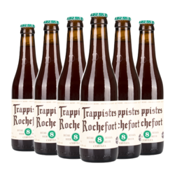 Trappistes Rochefort 罗斯福 比利时原装进口啤酒  罗斯福8号5瓶