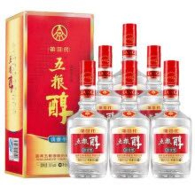 五粮醇 五粮液股份出品五粮醇第Ⅲ代淡雅型50度500mL*6浓香白酒（无礼袋