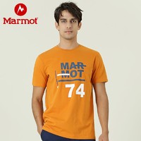限尺码：Marmot 土拨鼠 男子T恤 E43429